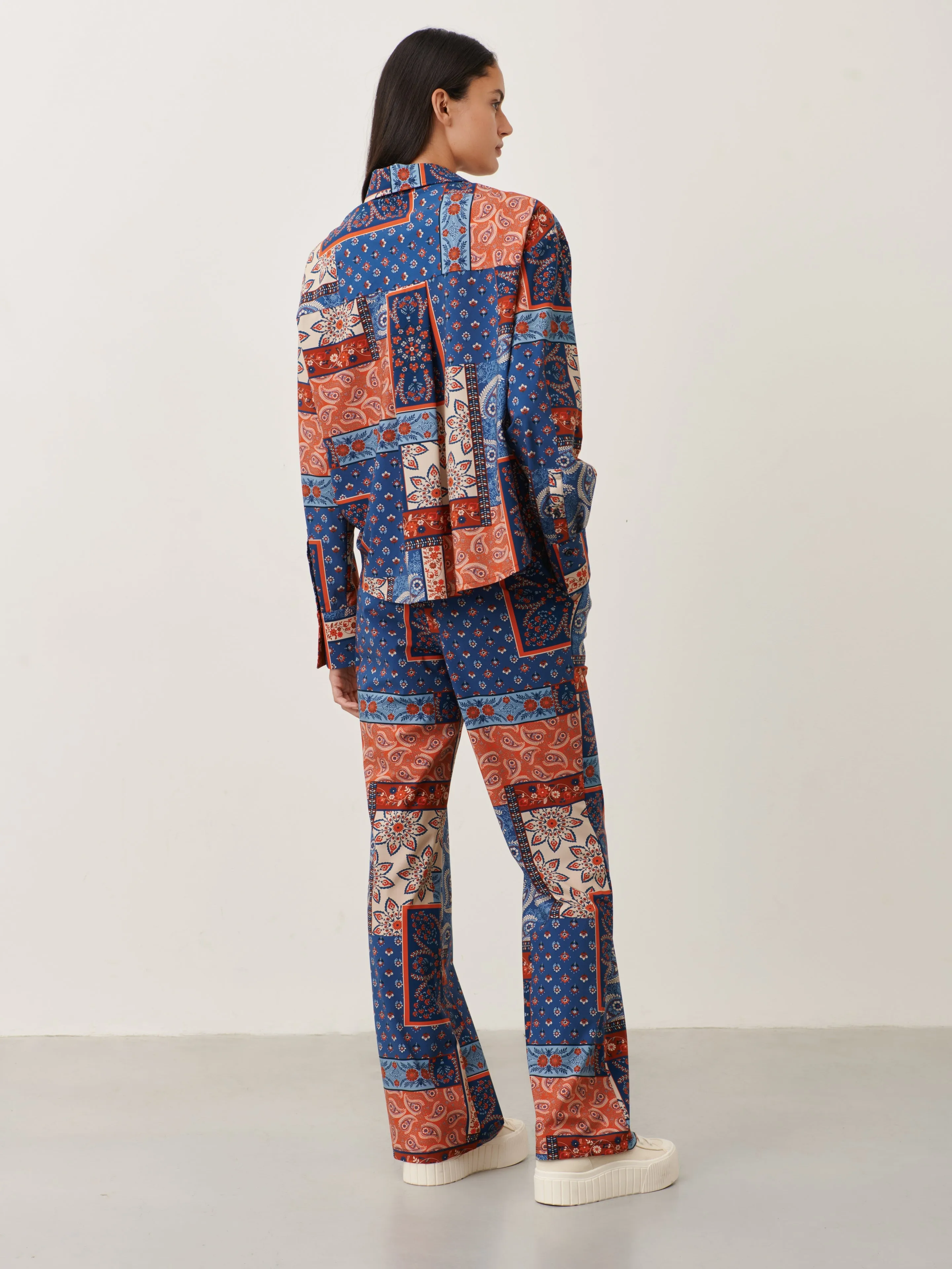 Sally Blouse Technical Jersey | Multi