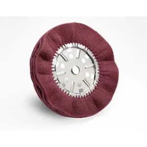 Scotch-Brite™ Satin Pleated Buff Wheel, 12 in x 2 in x 3/4 in 4A FIN, 5 per case
