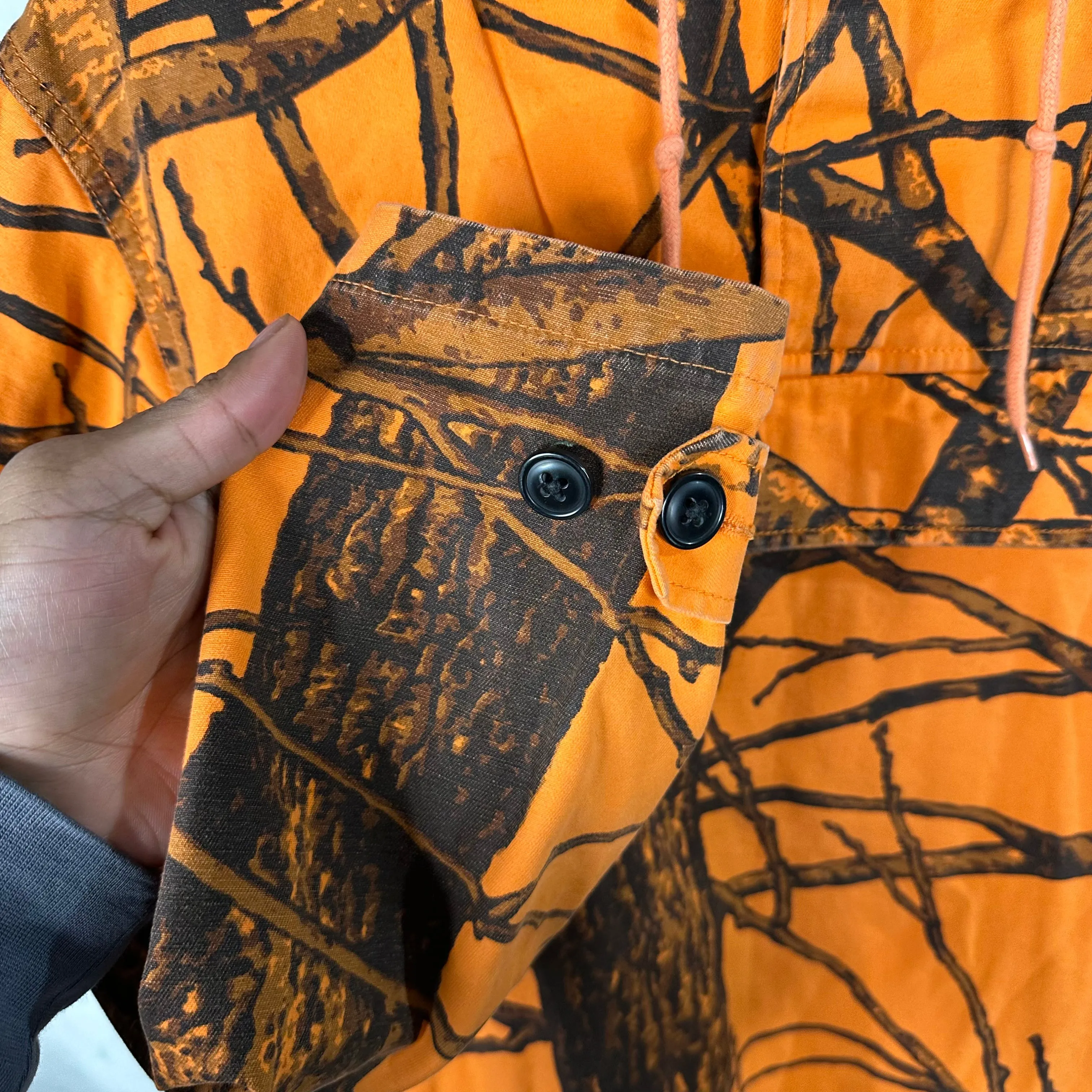 Supreme Orange Field Anorak Pullover