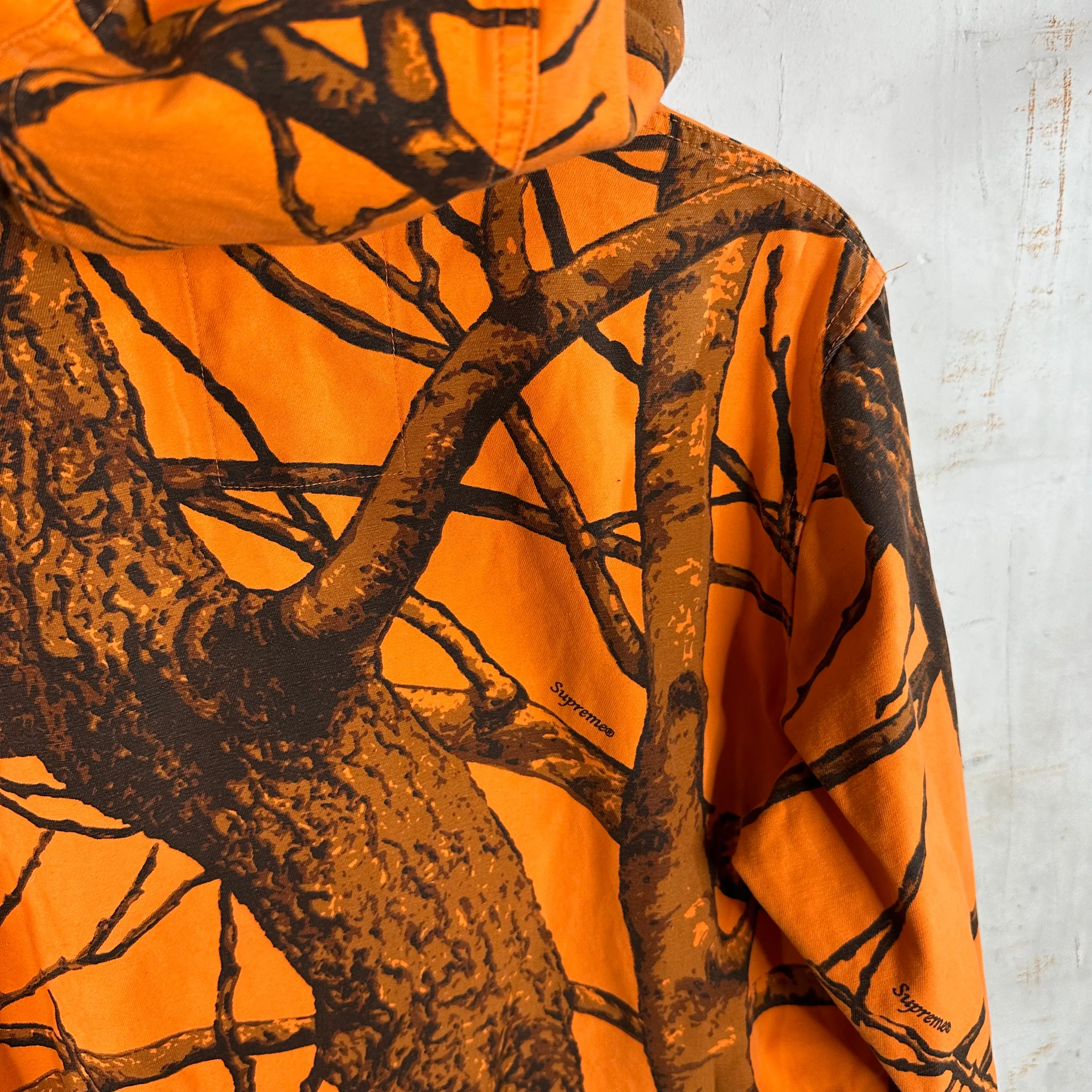 Supreme Orange Field Anorak Pullover