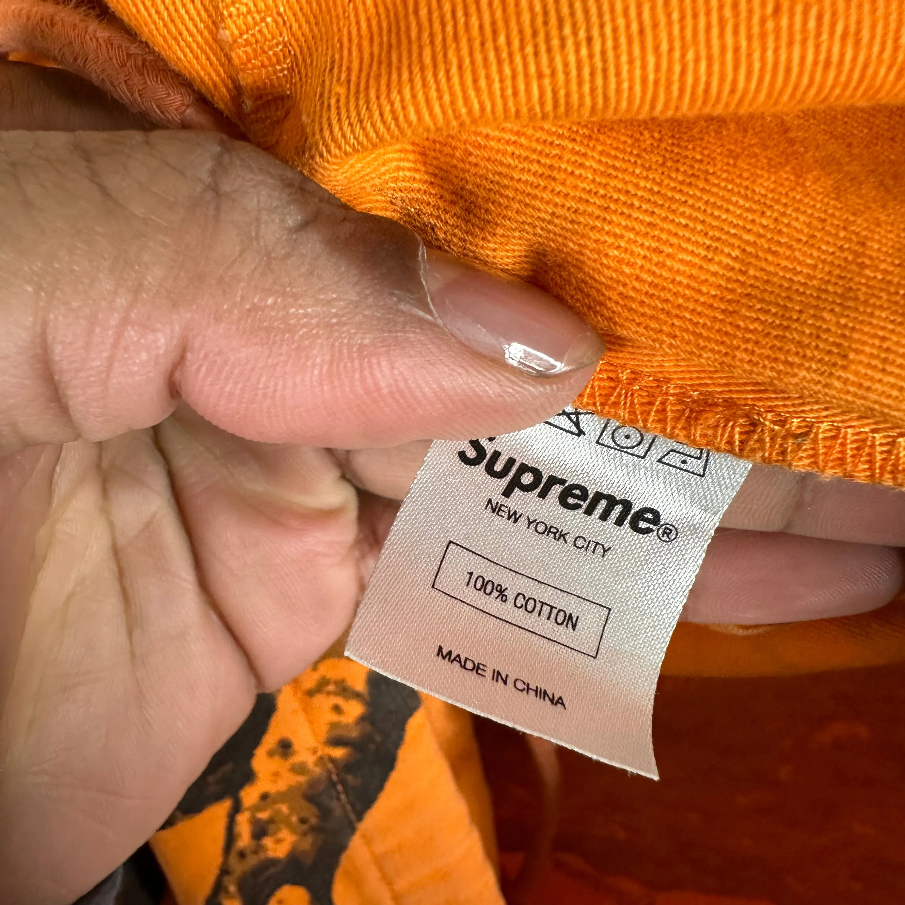 Supreme Orange Field Anorak Pullover