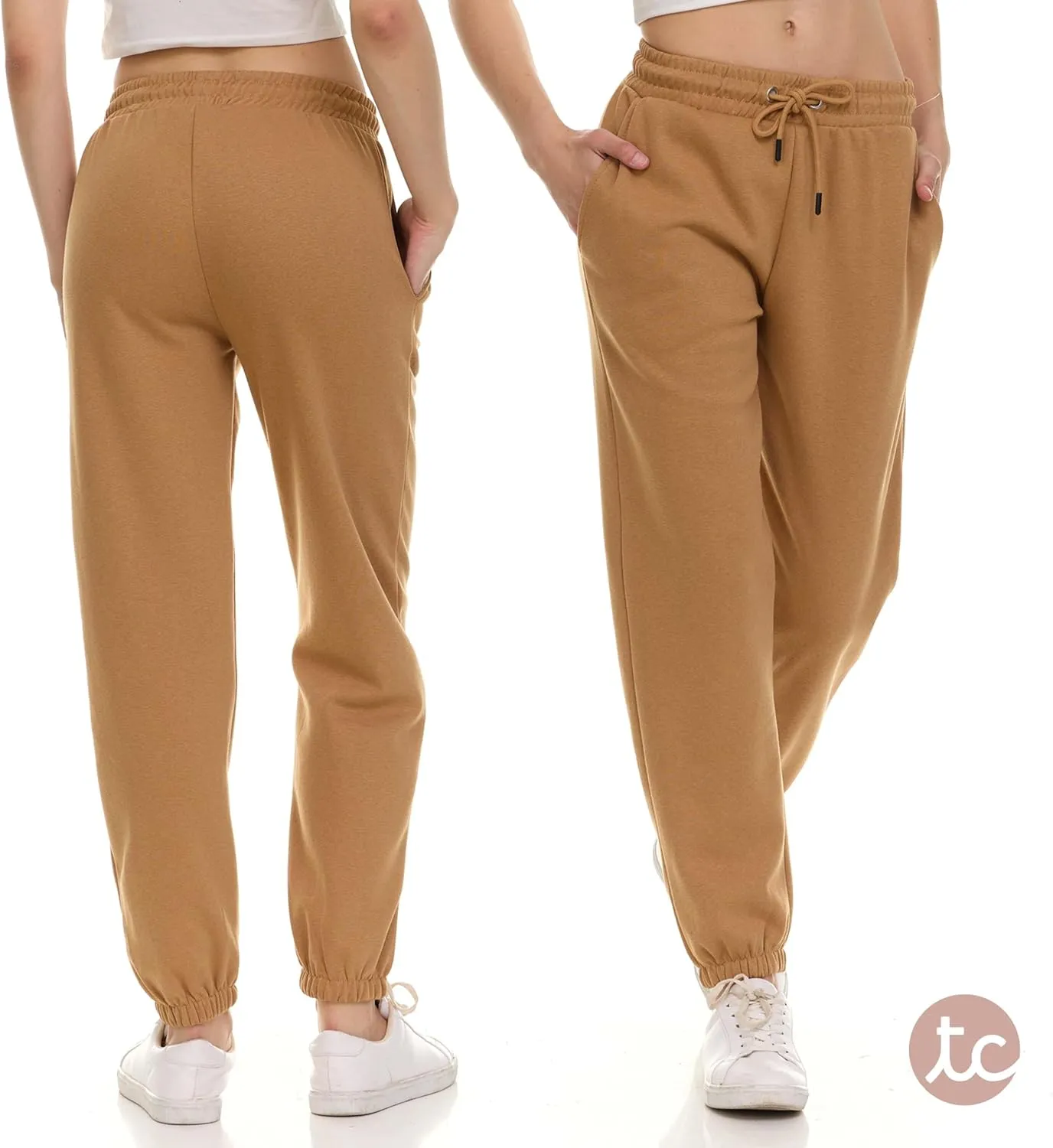 Sweatpants for Women, Closed Cinch Bottom Fleece Lounge Womens Oversized Joggers