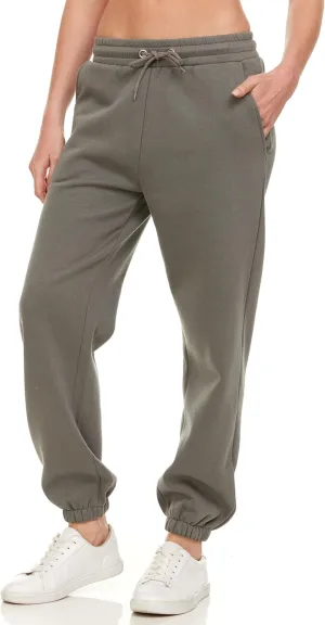 Sweatpants for Women, Closed Cinch Bottom Fleece Lounge Womens Oversized Joggers