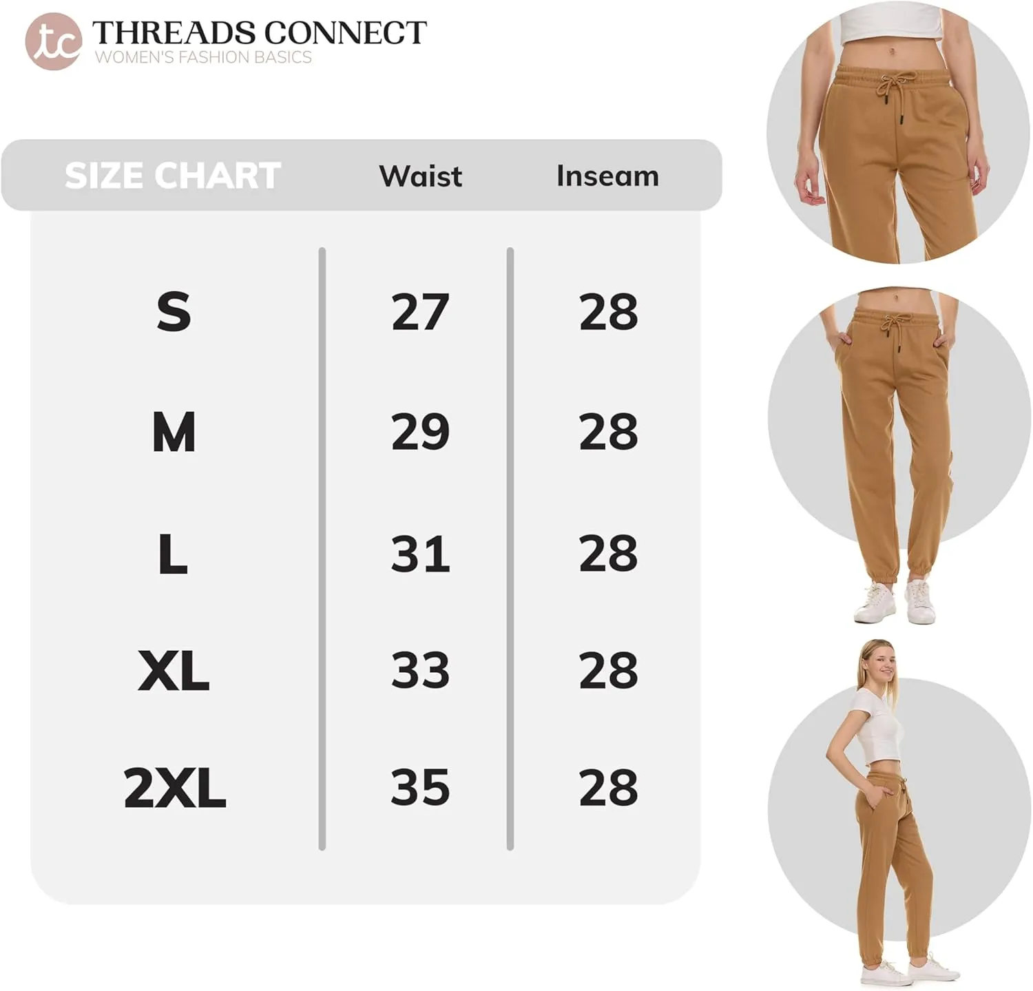 Sweatpants for Women, Closed Cinch Bottom Fleece Lounge Womens Oversized Joggers