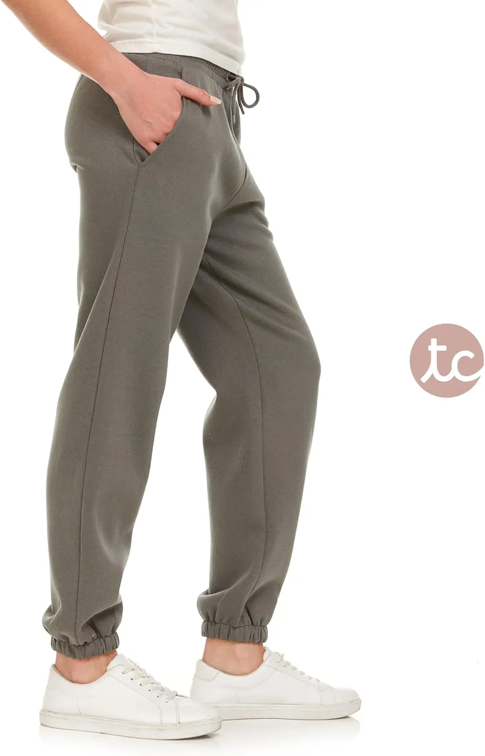 Sweatpants for Women, Closed Cinch Bottom Fleece Lounge Womens Oversized Joggers