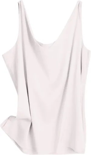 Womens Silk Stain Tank Tops Summer Casual V Neck Sleeveless Blouses Camisole Loose Fit Shirt Dressy Casual Tops