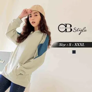 WOOLEN PATCHED DENI HOODED